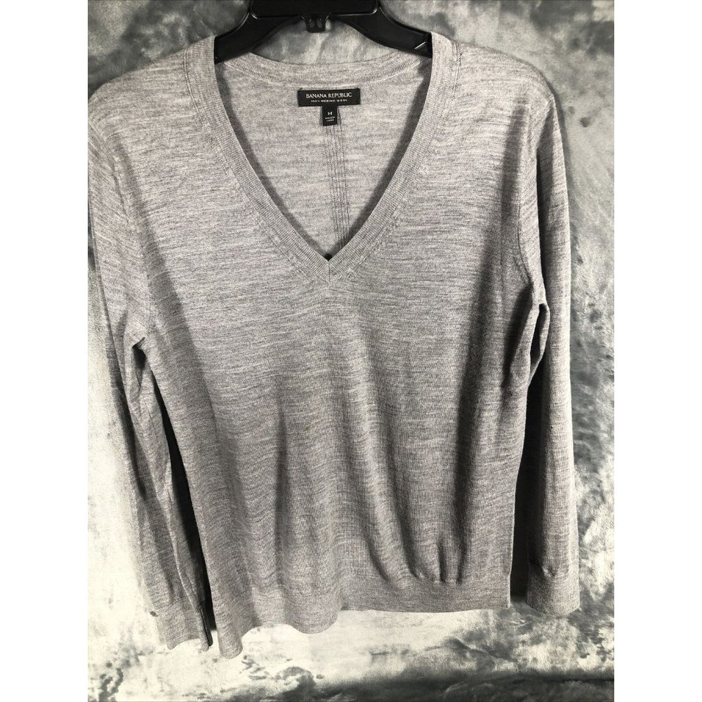 Banana Republic Sweater Men’s 100% Merino Wall Adult Size Medium